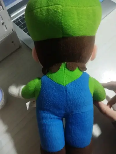 Peluche Luigi Super Mario Bros Original - miniatura 5