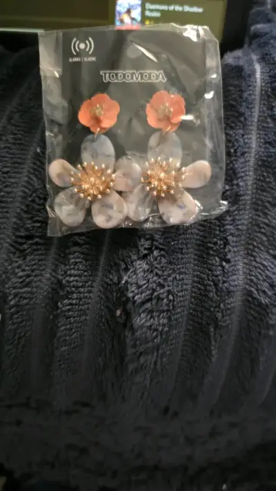 Aros florales de resina Todomoda - miniatura 1
