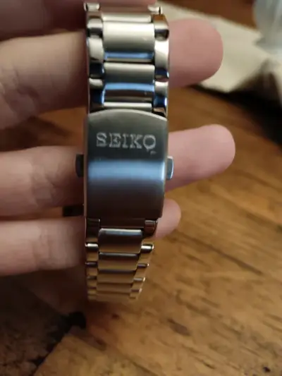Reloj Seiko cronógrafo de acero inoxidable - miniatura 2