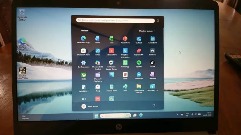 Notebook HP con pantalla de 14 pulgadas - 5