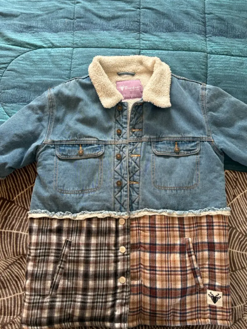 Chaqueta de mezclilla con chiporro - 2