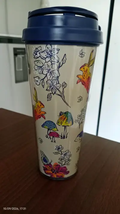 Vaso térmico Starbucks con diseño floral - miniatura 2