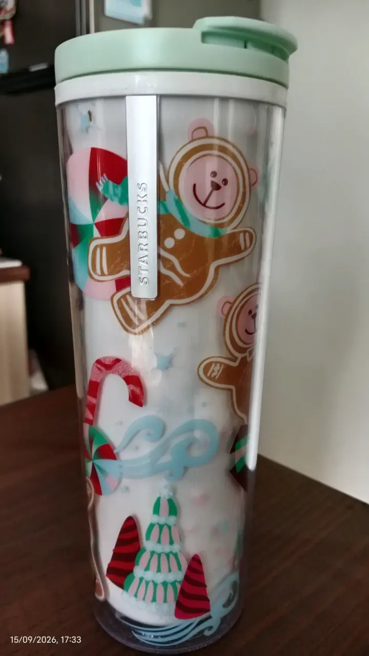 Vaso térmico Starbucks navideño 473 ml - 1