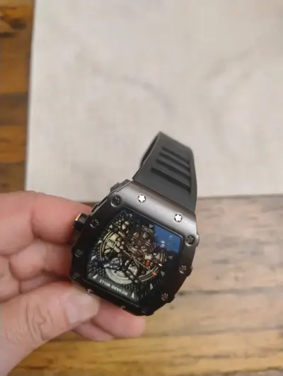 Reloj Richard Mille Skeleton Negro - miniatura 1