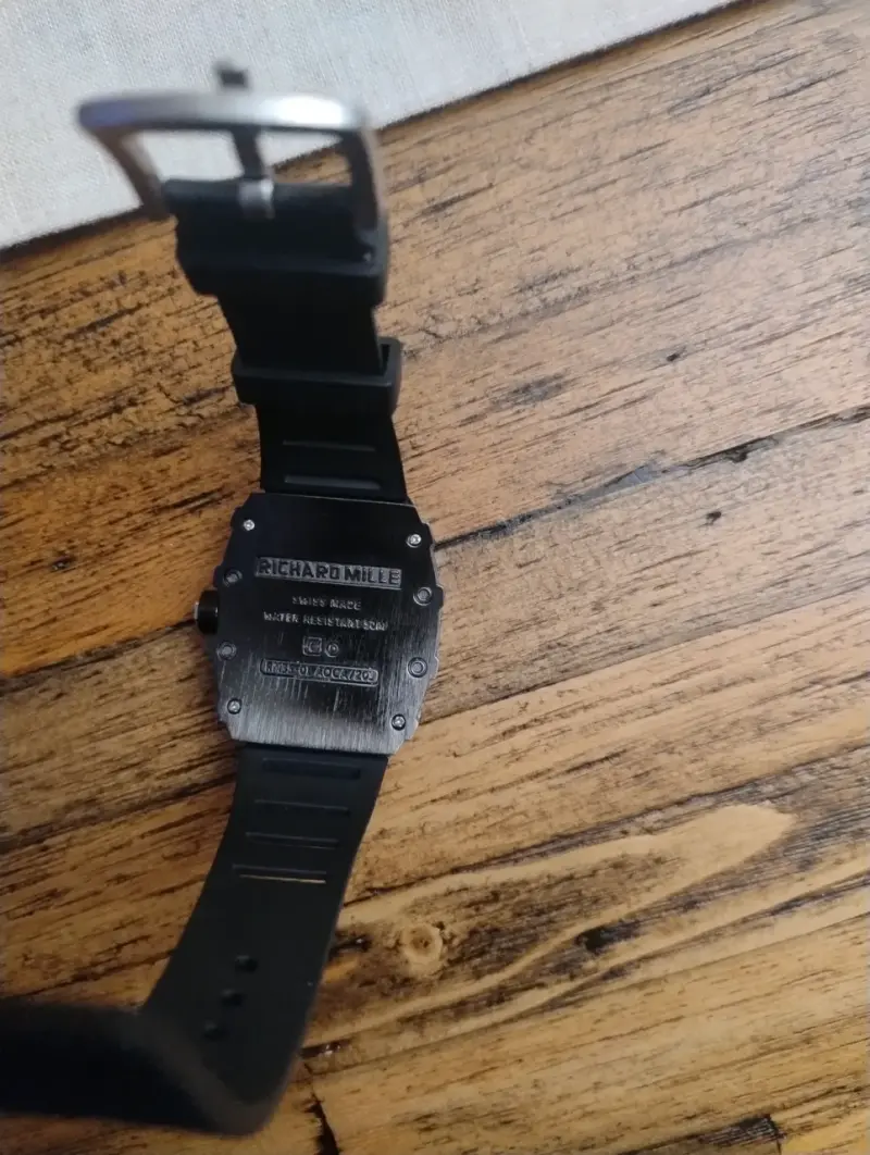 Reloj Richard Mille Skeleton Negro - 4