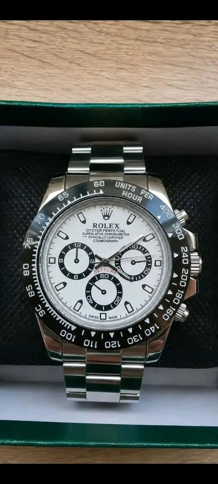 Reloj Rolex Daytona Cosmograph Acero Inoxidable - 1