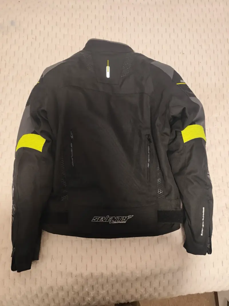 Chaqueta de moto negra nueva - 1