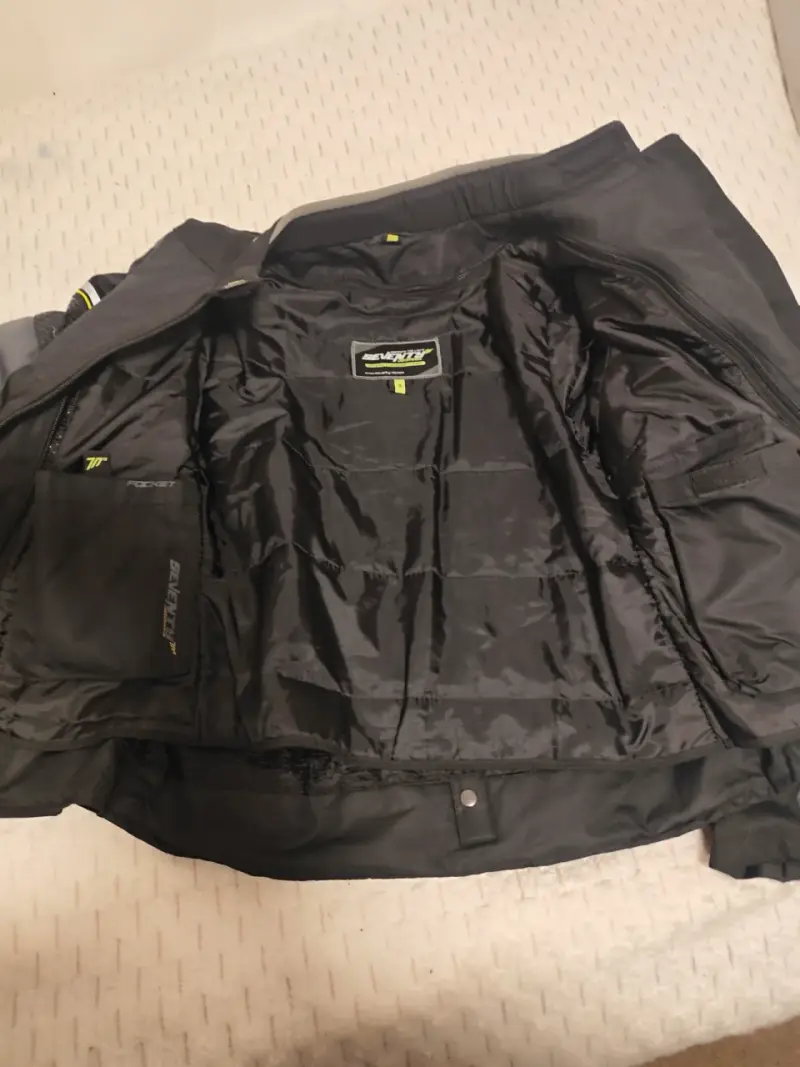 Chaqueta de moto negra nueva - 4