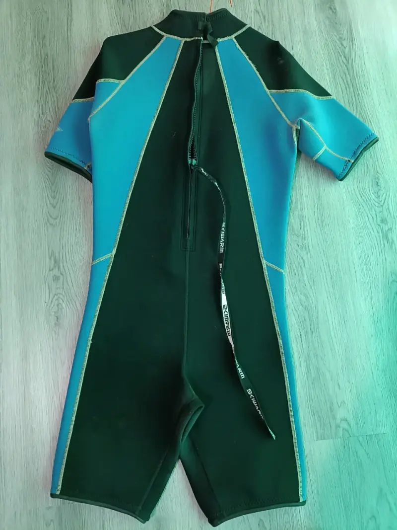 Traje de agua corto Skiwarm azul y negro - 2