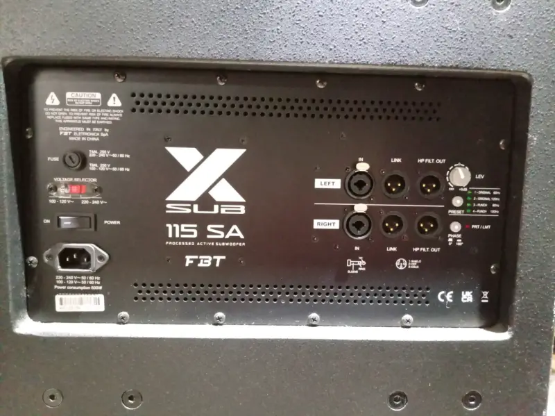 Subwoofer activo FBT X Sub 115 SA - 2