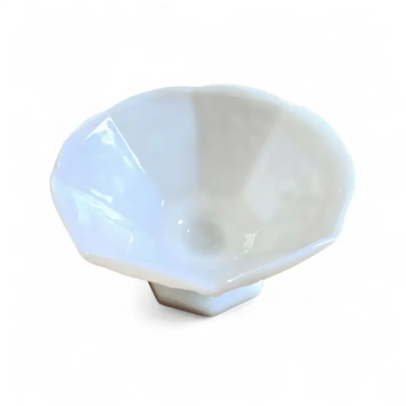 Frutero Milk Glass Anchor Hocking Grape and Leaves - 2