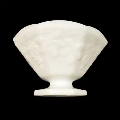 Frutero Milk Glass Anchor Hocking Grape and Leaves - miniatura 4