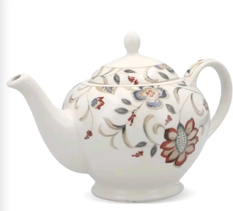 Juego de vajilla de porcelana floral - 1