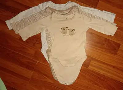 Conjunto de bodies para bebé con estampados variados - miniatura 3