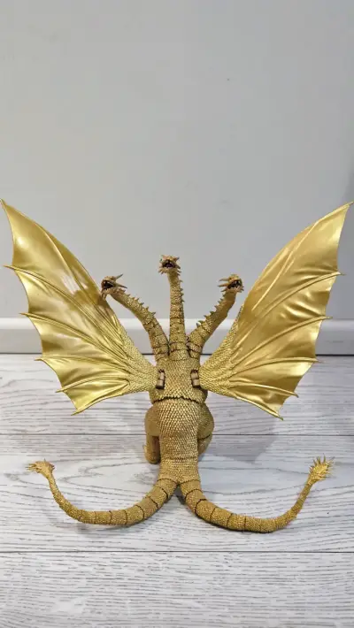 S.H. Monsterarts  King Ghidorah con soporte - miniatura 2
