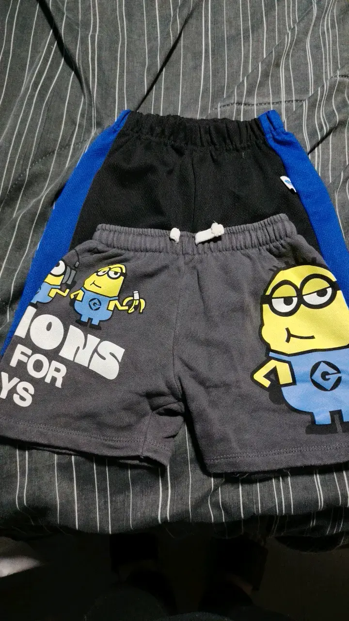 Shorts para niños con diseño de Minions
