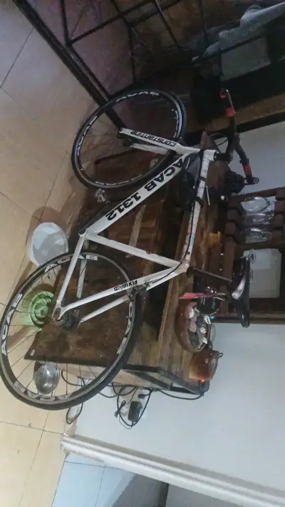 Bicicleta de carretera ACAB 1312 blanca - miniatura 3
