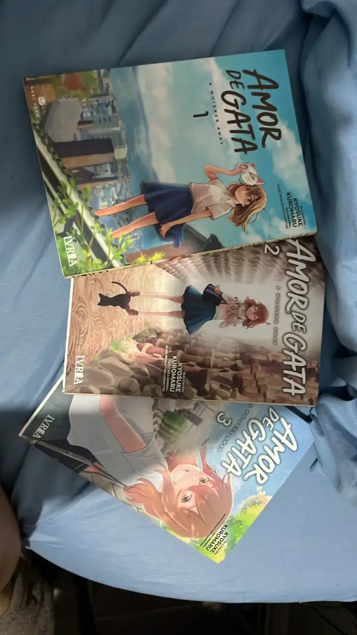 Colección de mangas Amor de Gata volúmenes 1-3