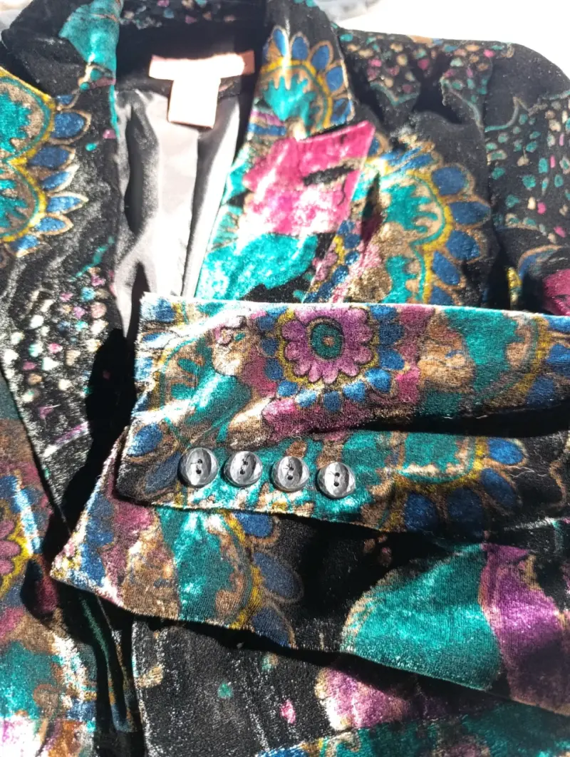 Chaqueta de terciopelo estampada Bandolino - 4