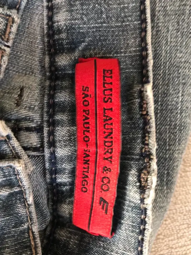 Jeans low-rise con diseño de desgaste - 5