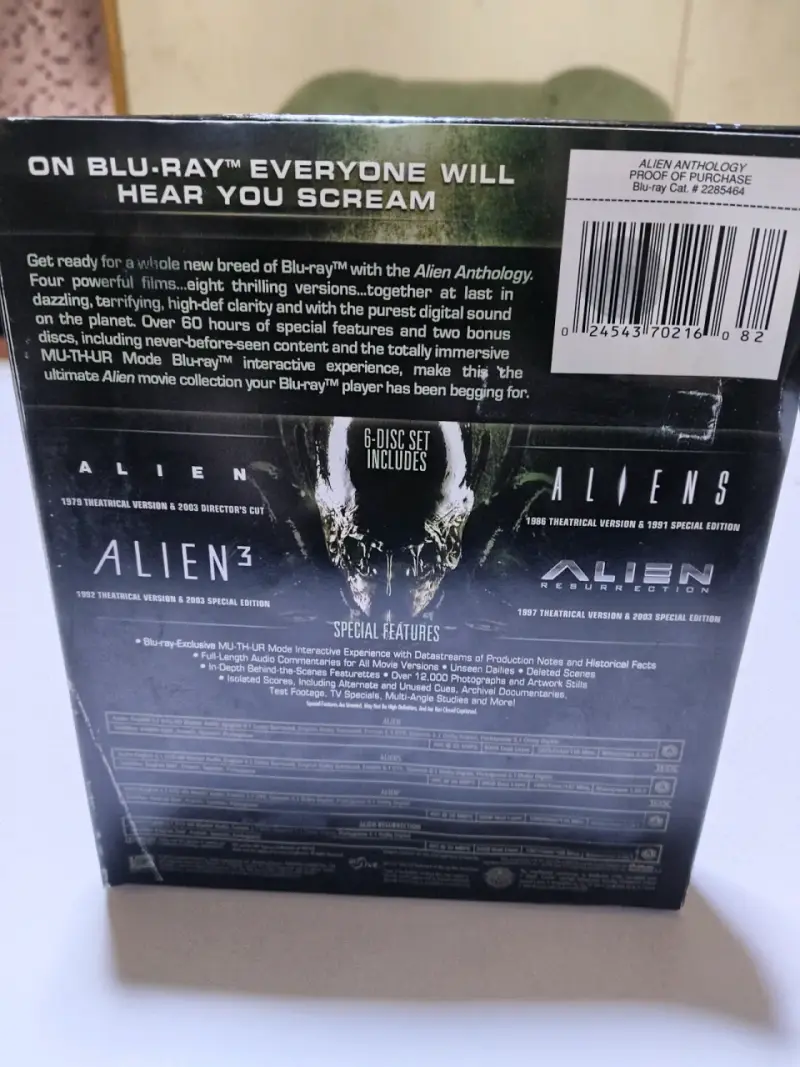 Colección Blu-ray Alien Anthology - 2