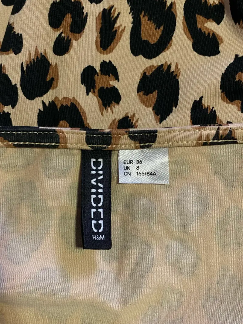Vestido animal print H&M - 2