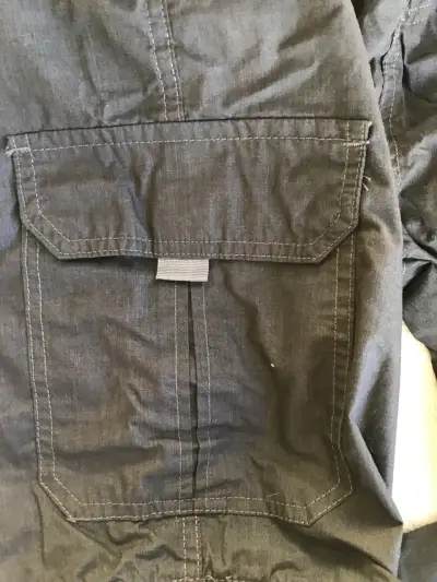 Pantalones cargo negros para trekkin con bolsillos - miniatura 3
