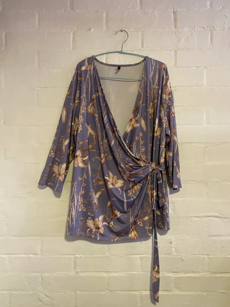 Polera estampado floral - 1
