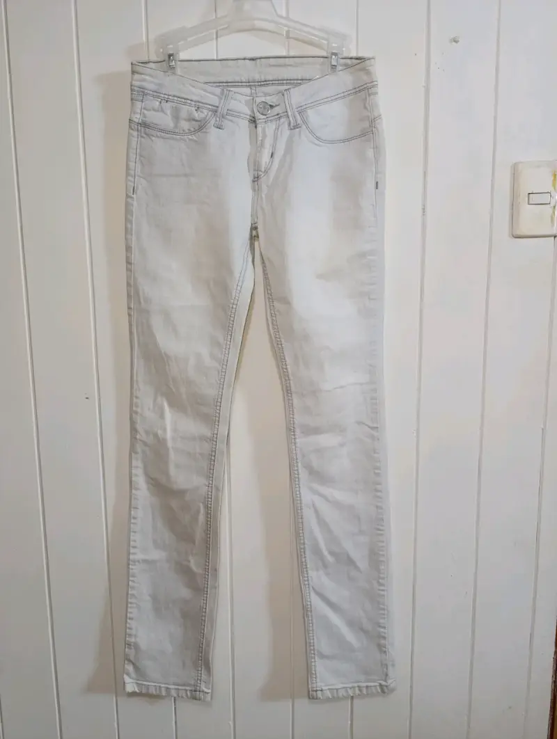 Jeans color tisa para mujer en buen estado - 2