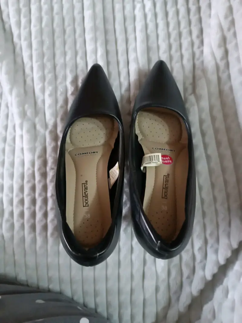 Zapatos de Tacón Negro Mujer Comfort - 2