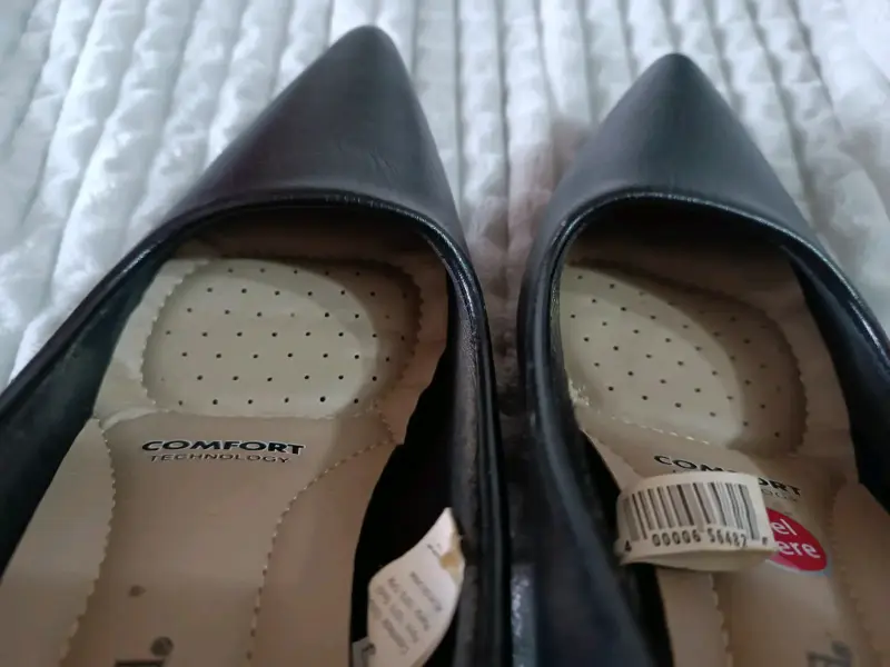 Zapatos de Tacón Negro Mujer Comfort - 3
