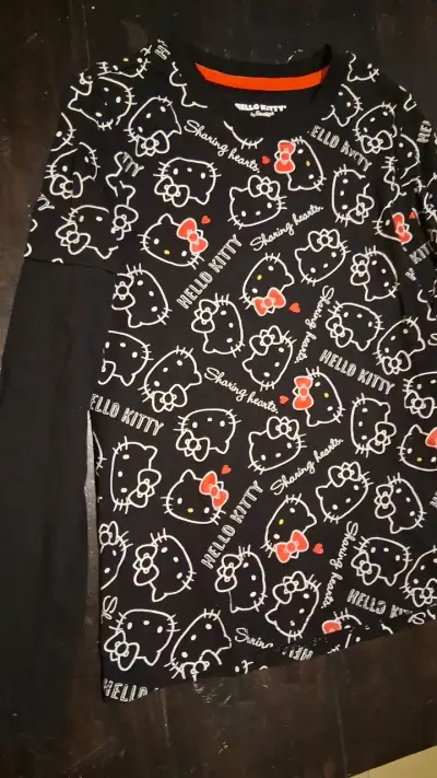 Polera manga larga Hello Kitty para niña - miniatura 2