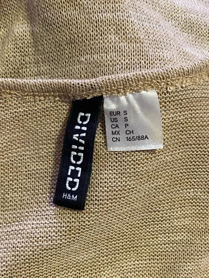 Top corto beige H&M - 2