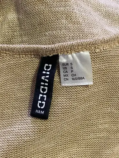 Top corto beige H&M - miniatura 2