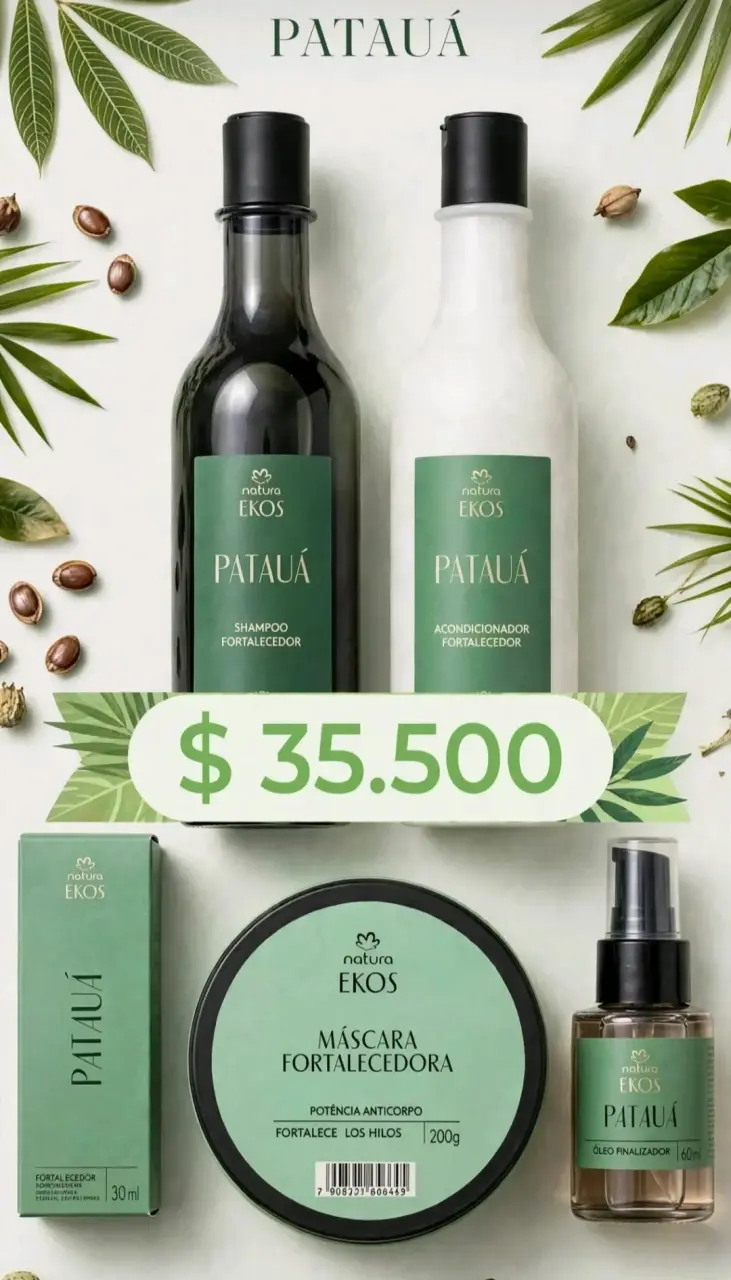 Set de cuidado capilar Natura Ekos Patauá
