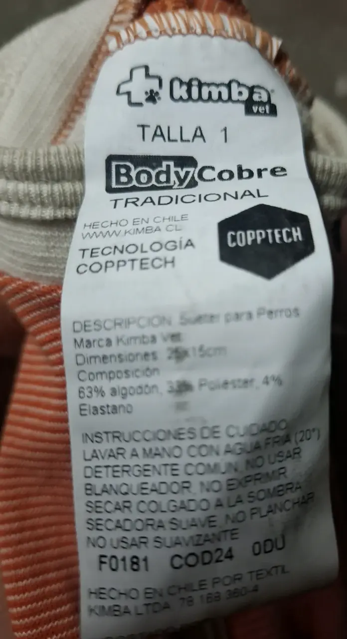 BodyCobre naranja para gatos y perros Kimba - 3