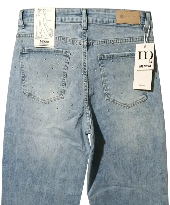 Jeans de mujer con brillos Menina - 2