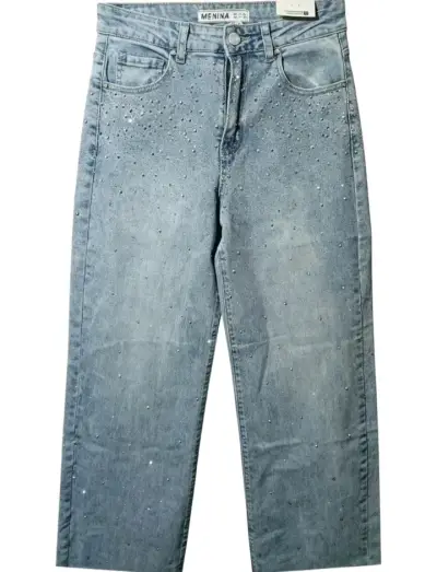 Jeans de mujer con brillos Menina - miniatura 3