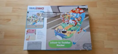Silla mecedora infantil Massimo con vibración - miniatura 1