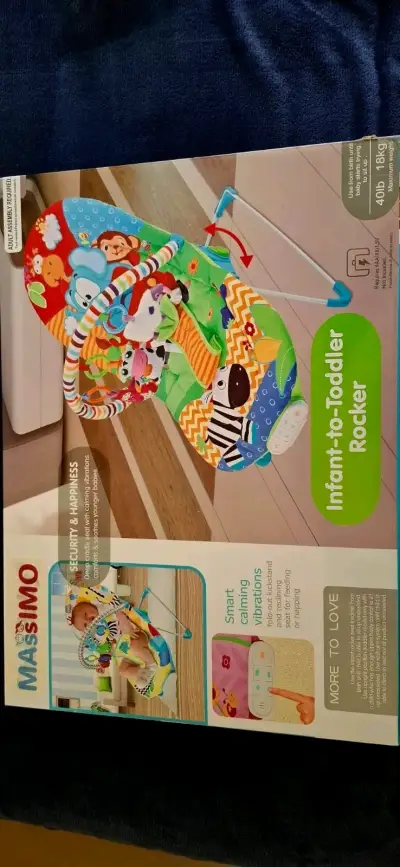 Silla mecedora infantil Massimo con vibración - miniatura 2