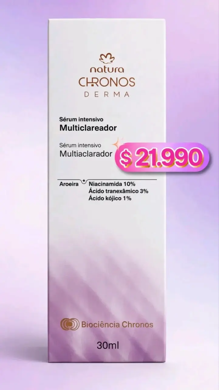 Sérum Intensivo Multiclareador Natura Chronos 30ml