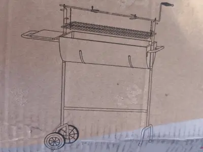 Parrilla a carbón Beef Maker 1/2 tambor - miniatura 2