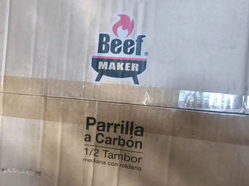 Parrilla a carbón Beef Maker 1/2 tambor - 3