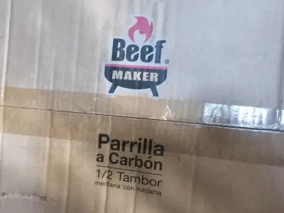 Parrilla a carbón Beef Maker 1/2 tambor - miniatura 3