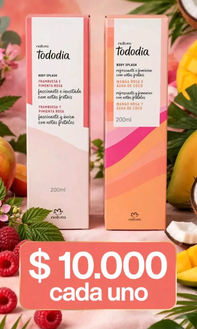 Body Splash Natura Tododia 200ml