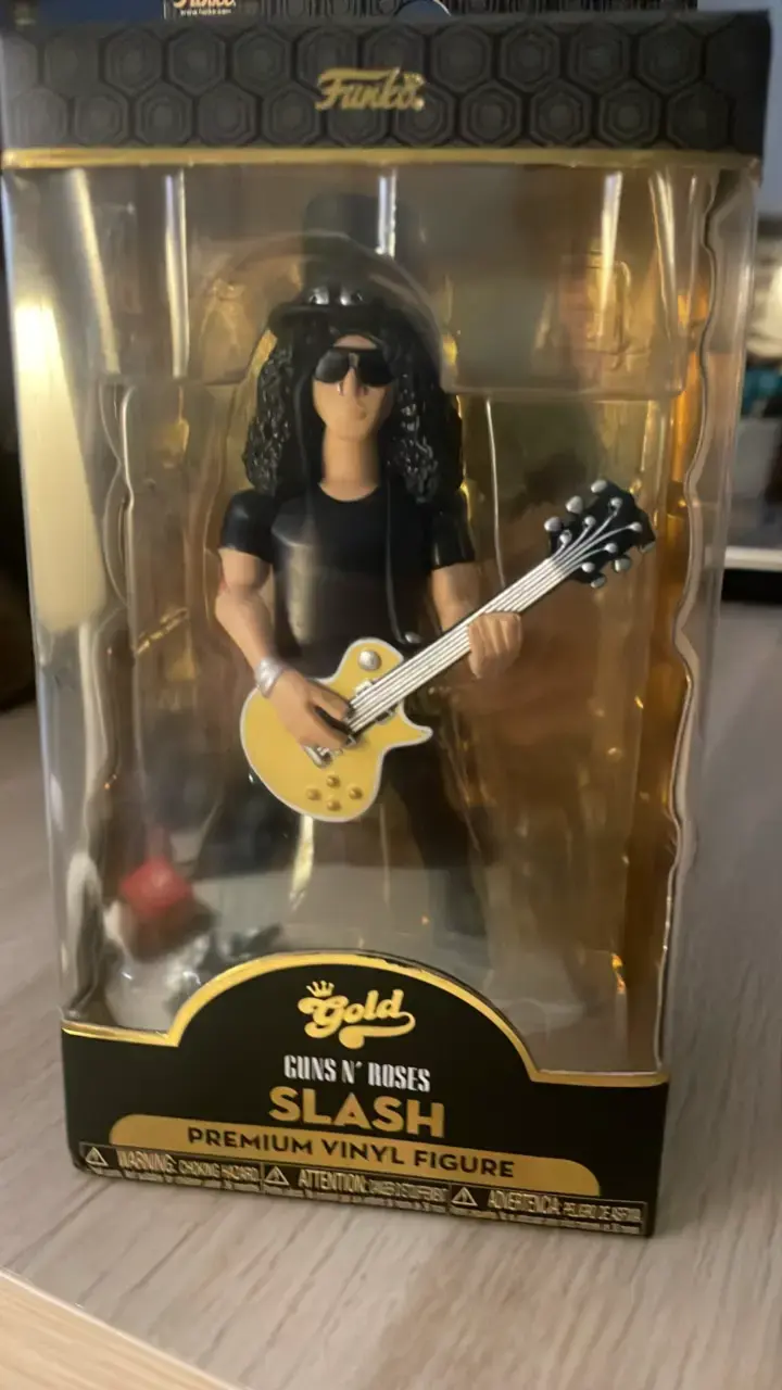 Figura de vinilo Funko Gold Slash Guns N' Roses - 1