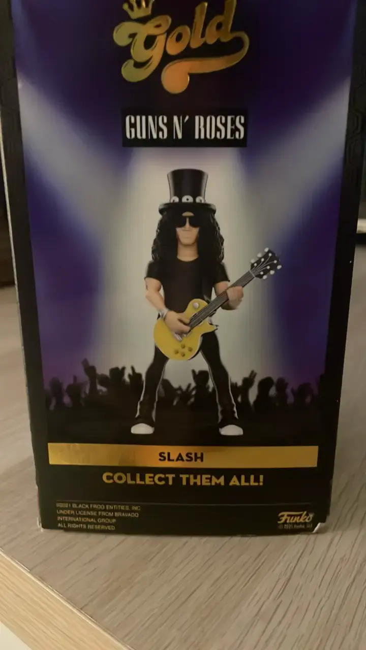 Figura de vinilo Funko Gold Slash Guns N' Roses - 3