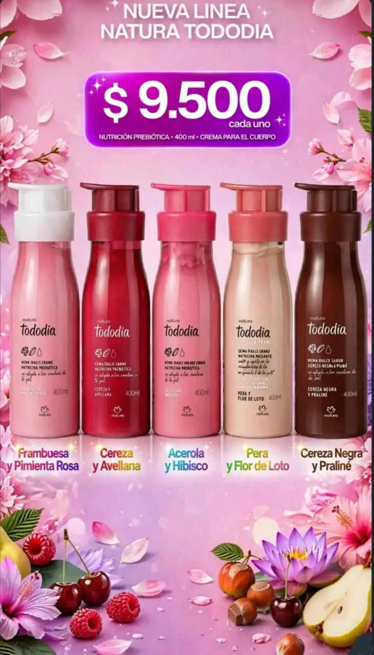 Crema Corporal Natura Tododia 400ml Variados