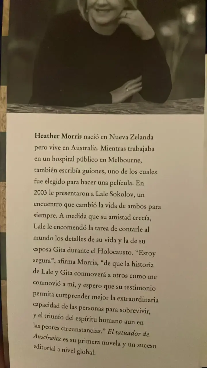 Libro El Tatuador de Auschwitz por Heather Morris - 3