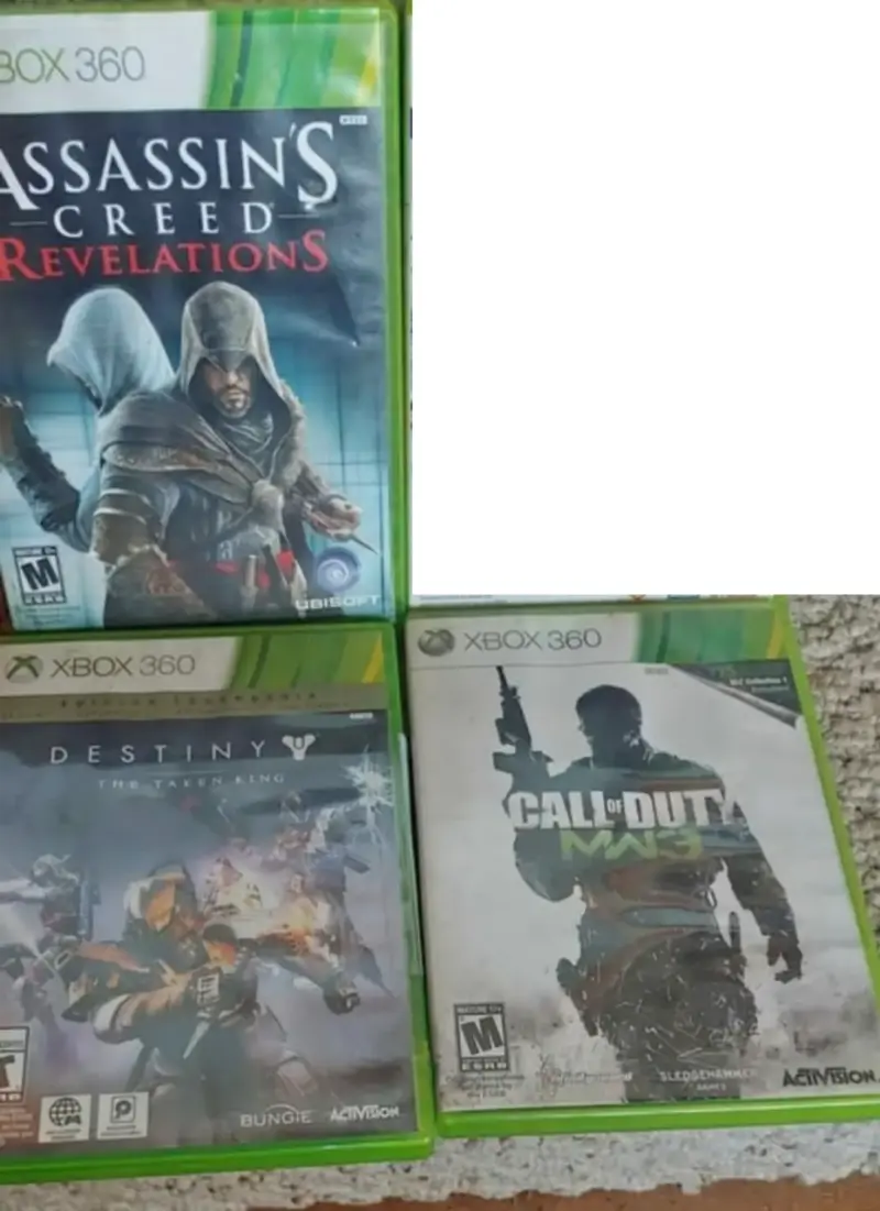 Lote 3 juegos Xbox 360: Assassin's Creed, Destiny,